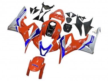 Silber Blau Rot HRC 2007-2008 Honda CBR600RR Motorrad Verkleidung