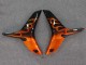 Glänzendes Schwarz Orange Flamme 2007-2008 Honda CBR600RR Motorrad Verkleidung