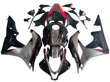 Silber Rot Glänzendes Schwarz 2007-2008 Honda CBR600RR Motorrad Verkleidung