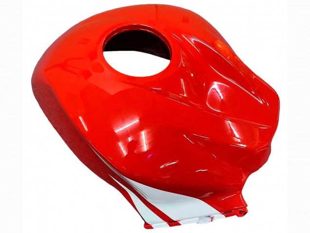 Weiß Rot Glänzendes Schwarz 2007-2008 Honda CBR600RR Motorrad Verkleidung