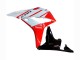 Weiß Rot Glänzendes Schwarz 2007-2008 Honda CBR600RR Motorrad Verkleidung