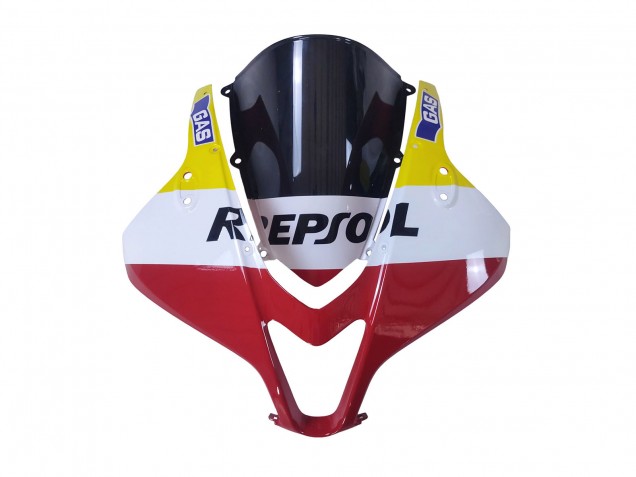Weiß Gelb Rot Repsol HRC 2007-2008 Honda CBR600RR Motorrad Verkleidung