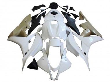 Silber Weiß 2007-2008 Honda CBR600RR Motorrad Verkleidung