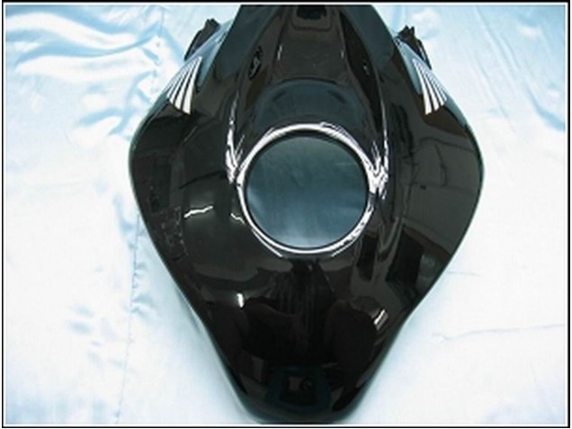 Glänzendes Schwarz Weiß West 2007-2008 Honda CBR600RR Motorrad Verkleidung
