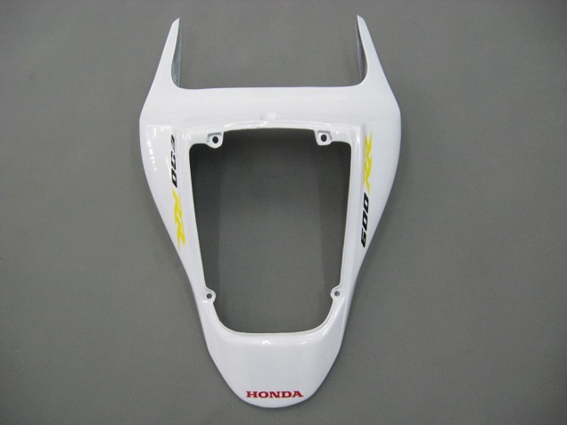 Weiß Grün Gelb Glänzendes Schwarz Hannspree 2007-2008 Honda CBR600RR Motorrad Verkleidung