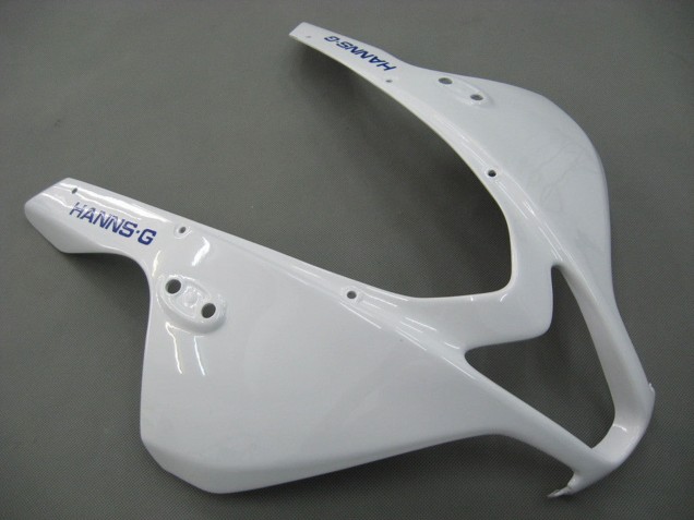 Weiß Grün Gelb Glänzendes Schwarz Hannspree 2007-2008 Honda CBR600RR Motorrad Verkleidung
