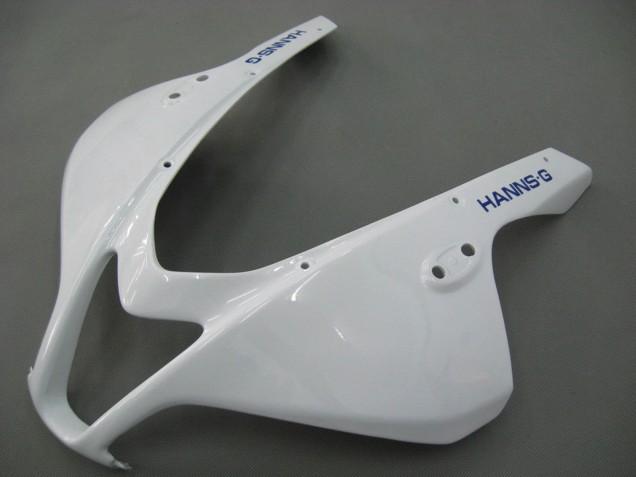 Weiß Grün Gelb Glänzendes Schwarz Hannspree 2007-2008 Honda CBR600RR Motorrad Verkleidung