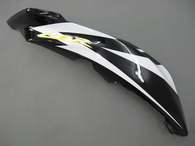 Weiß Grün Gelb Glänzendes Schwarz Hannspree 2007-2008 Honda CBR600RR Motorrad Verkleidung