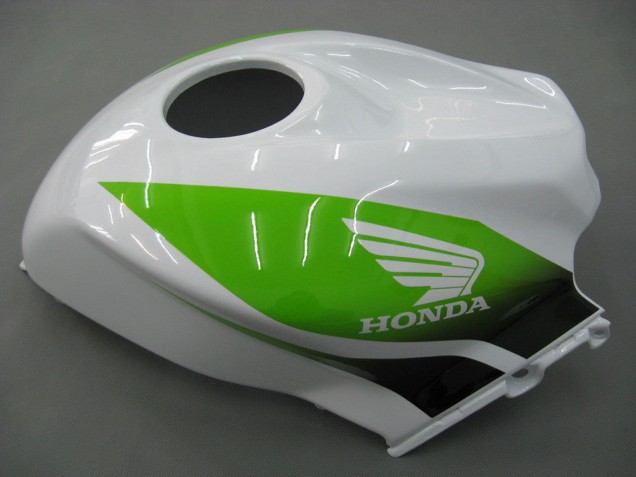 Weiß Grün Gelb Glänzendes Schwarz Hannspree 2007-2008 Honda CBR600RR Motorrad Verkleidung