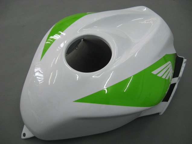 Weiß Grün Gelb Glänzendes Schwarz Hannspree 2007-2008 Honda CBR600RR Motorrad Verkleidung
