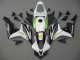 Weiß Grün Gelb Glänzendes Schwarz Hannspree 2007-2008 Honda CBR600RR Motorrad Verkleidung