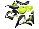 Gelb Glänzendes Schwarz 2007-2008 Honda CBR600RR Motorrad Verkleidung