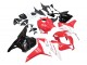 Weiß Rot Glänzendes Schwarz 2009-2012 Honda CBR600RR Motorrad Verkleidung Kit