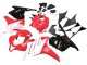 Weiß Rot Glänzendes Schwarz 2009-2012 Honda CBR600RR Motorrad Verkleidung Kit