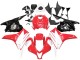 Weiß Rot Glänzendes Schwarz 2009-2012 Honda CBR600RR Motorrad Verkleidung Kit