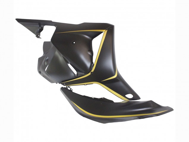 Matt Schwarz Gold 2009-2012 Honda CBR600RR Motorrad Verkleidung