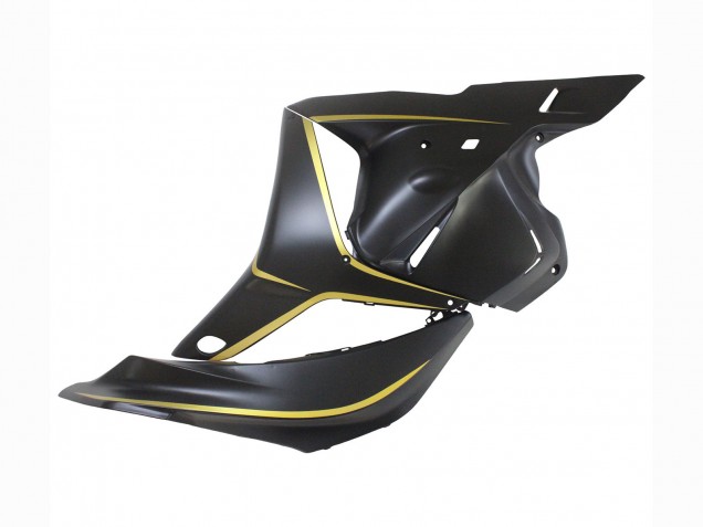 Matt Schwarz Gold 2009-2012 Honda CBR600RR Motorrad Verkleidung