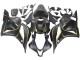 Matt Schwarz Gold 2009-2012 Honda CBR600RR Motorrad Verkleidung