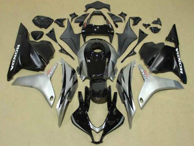 Schwarz Grau 2009-2012 Honda CBR600RR Motorrad Verkleidung