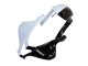 Weiß Cherry Blossom Glänzendes Schwarz 2009-2012 Honda CBR600RR Motorrad Verkleidung