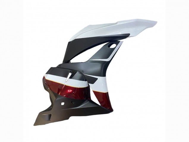 Weiß Rot Matt Schwarz 2009-2012 Honda CBR600RR Motorrad Verkleidung