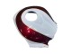 Weiß Rot Matt Schwarz 2009-2012 Honda CBR600RR Motorrad Verkleidung
