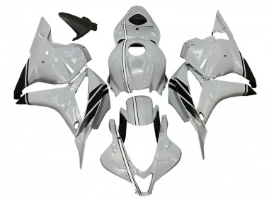 Glänzendes Grau Schwarz 2009-2012 Honda CBR600RR Motorrad Verkleidung