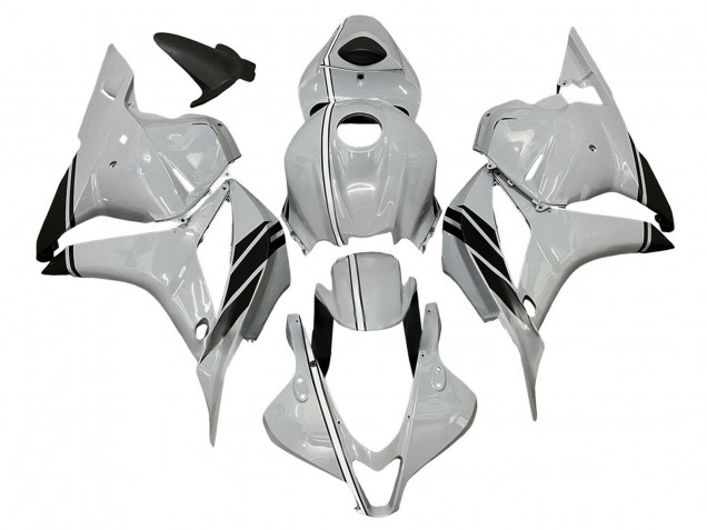 Glänzendes Grau Schwarz 2009-2012 Honda CBR600RR Motorrad Verkleidung