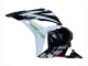 Weiß Grün Glänzendes Schwarz Hannspree 2009-2012 Honda CBR600RR Motorrad Verkleidung