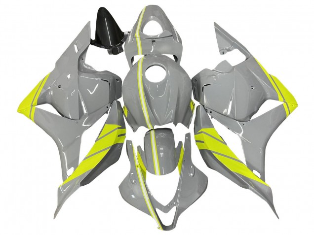 Nardo Grau Gelb 2009-2012 Honda CBR600RR Motorrad Verkleidung Kit