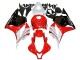 Weiß Rot Glänzendes Schwarz 2009-2012 Honda CBR600RR Motorrad Verkleidung