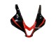 Rot Glänzendes Schwarz Matt Schwarz Streifen 2009-2012 Honda CBR600RR Motorrad Verkleidung