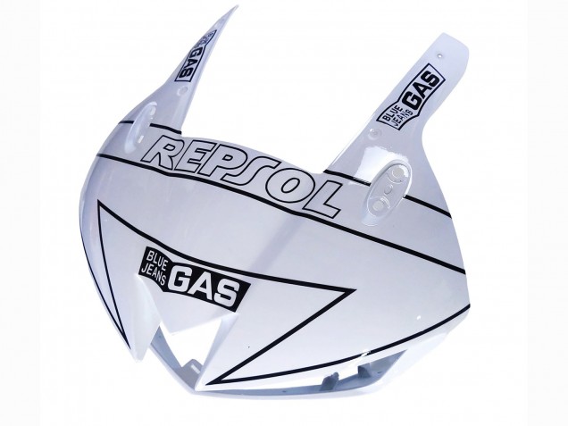 Weiß Glänzendes Schwarz Repsol 2013-2023 Honda CBR600RR Motorrad Verkleidung