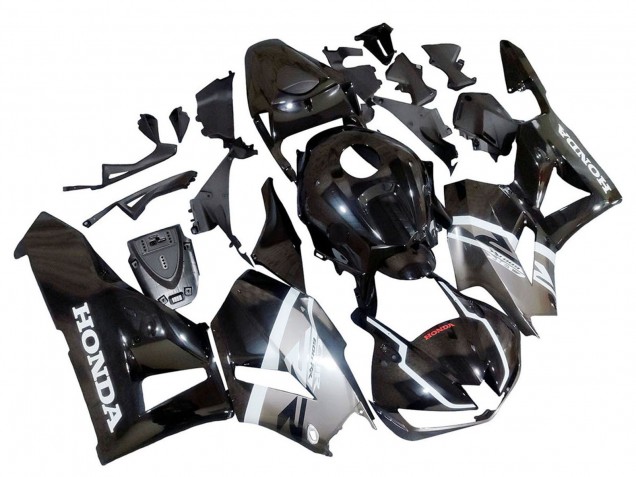 Silber Glänzendes Schwarz 2013-2023 Honda CBR600RR Motorrad Verkleidung