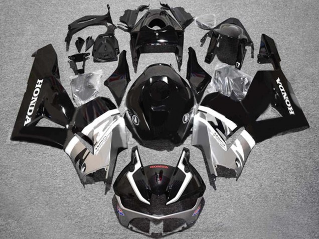 Silber Glänzendes Schwarz 2013-2023 Honda CBR600RR Motorrad Verkleidung
