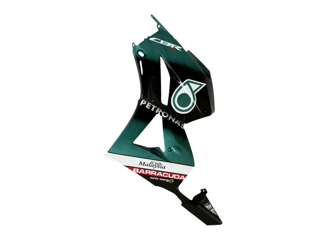 Blau Grün Blau Glänzendes Schwarz Petronas 20 2013-2023 Honda CBR600RR Motorrad Verkleidung
