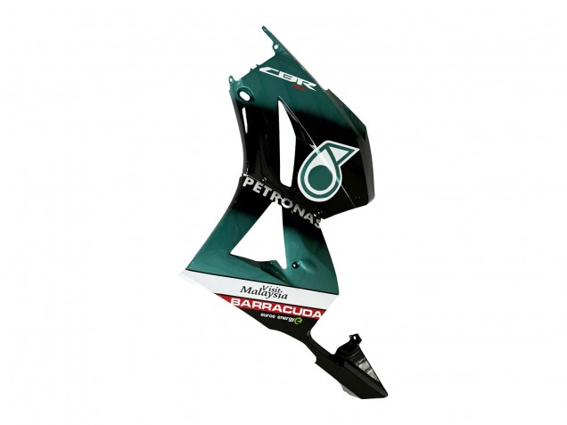 Blau Grün Blau Glänzendes Schwarz Petronas 20 2013-2023 Honda CBR600RR Motorrad Verkleidung