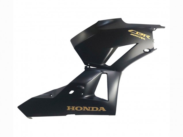 Matt Schwarz Gold Aufkleber 2013-2023 Honda CBR600RR Motorrad Verkleidung