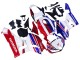 Weiß Rot Blau 2013-2026 Honda CBR600RR Motorrad Verkleidung