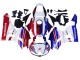 Weiß Rot Blau 2013-2026 Honda CBR600RR Motorrad Verkleidung