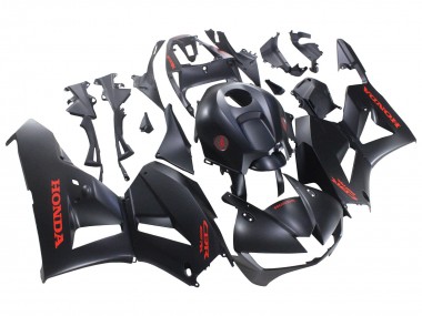 Matt Schwarz Rot Aufkleber 2013-2023 Honda CBR600RR Motorrad Verkleidung