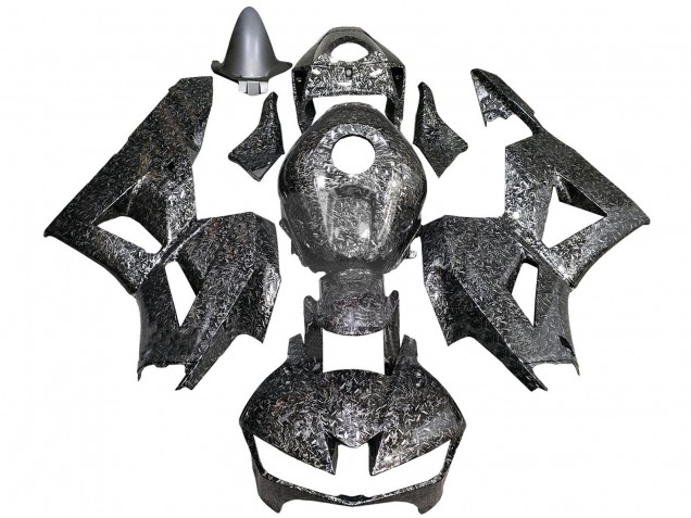 Schwarz Geschmiedet Carbonfaser 2013-2026 Honda CBR600RR Motorrad Verkleidung
