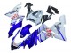 Glänzendes Blau Weiß Fiat Motul 2004-2005 Kawasaki ZX10R Motorrad Verkleidung