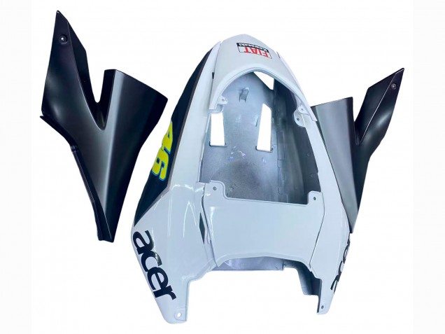 Glänzendes Blau Weiß Fiat Motul 2004-2005 Kawasaki ZX10R Motorrad Verkleidung