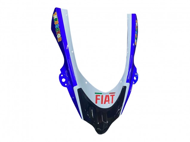 Glänzendes Blau Weiß Fiat Motul 2004-2005 Kawasaki ZX10R Motorrad Verkleidung