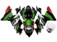 Weiß Schwarz Grün Elf 2004-2005 Kawasaki ZX10R Motorrad Verkleidung
