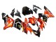 Burnt Orange Schwarz Monster Elf 2004-2005 Kawasaki ZX10R Motorrad Verkleidung