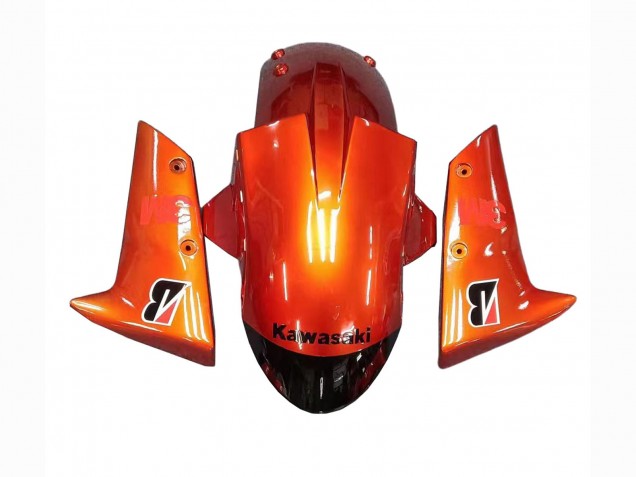 Burnt Orange Schwarz Monster Elf 2004-2005 Kawasaki ZX10R Motorrad Verkleidung