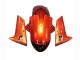 Burnt Orange Schwarz Monster Elf 2004-2005 Kawasaki ZX10R Motorrad Verkleidung