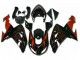 Glänzendes Schwarz Rot 2006-2007 Kawasaki ZX10R Motorrad Verkleidung